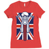 british biker Ladies Fitted T-Shirt