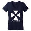 axis records Women's V-Neck T-Shirt