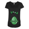 Preggosaurus Funny Maternity Scoop Neck T-shirt