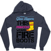 Forget Glass Slippers This Princess Wears Fire Boots Zipper Hoodie
