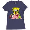 zombie spongebob Ladies Fitted T-Shirt