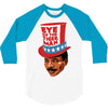 eye of the tiger man 3/4 Sleeve Shirt