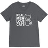 real men love cats V-Neck Tee