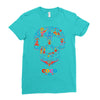 loco coco skul Ladies Fitted T-Shirt