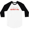 speaker city 3/4 Sleeve Shirt