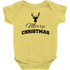 buck merry christmas Baby Bodysuit