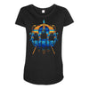 galactic assault Maternity Scoop Neck T-shirt