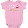 santa peeing merry christmas Baby Onesie