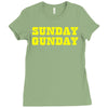 sunday gunday Ladies Fitted T-Shirt