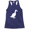 cool duck retro Racerback Tank
