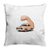 muscle car Throw Pillow