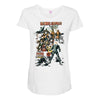 historical superheroes Maternity Scoop Neck T-shirt