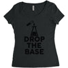 drop base Women's Triblend Scoop T-shirt