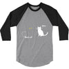 black cat magic 3/4 Sleeve Shirt