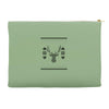 ugly deer christmas Accessory Pouches