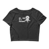 no this is a football Crop Top