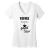 coffee is always a good idea (2) Women's V-Neck T-Shirt