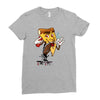 pizza smoking (2) Ladies Fitted T-Shirt