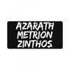 Azarath Metrion Zinthos License Plate