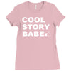 cool story bro Ladies Fitted T-Shirt