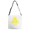 biohazard symbol laboratory hazard warning sign Adjustable Strap Totes