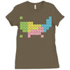 periodic table of america Ladies Fitted T-Shirt