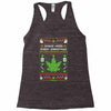 smoke weed every christmas Racerback Tank