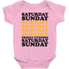 saturday sunday shitday Baby Onesie
