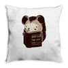 don't hurt the ones you love Throw Pillow