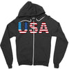 usa Zipper Hoodie