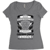 Never Underestimate The Strength Of A Carcinoid Cancer Warrior Women's Triblend Scoop T-shirt