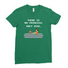 there is no princess Ladies Fitted T-Shirt