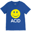 acid house smiley face 90's rave club hardcore party V-Neck Tee