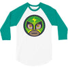 lucha libre   green 3/4 Sleeve Shirt