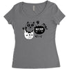 Cats Women's Triblend Scoop T-shirt