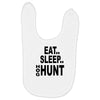 eat sleep hog hunt Baby Bibs