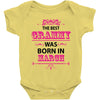 The Best Grammy Was Born In March Baby Onesie