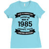 Premium Vintage  1985 Ladies Fitted T-Shirt