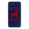 deer hunter body piercing by remington black tee shotgun rifle hunting iPhone 7 Plus Case