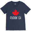 canada fuckin eh V-Neck Tee