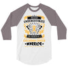 Never Underestimate the Strength of a Childhood Cancer Warrior 3/4 Sleeve Shirt