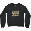 happy when duck hunting Crewneck Sweatshirt