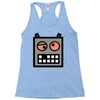 robot funny Racerback Tank
