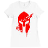 bullshirt's mens bloodied Ladies Fitted T-Shirt