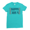 happy july 4th Ladies Fitted T-Shirt