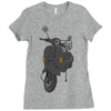 classic scooter Ladies Fitted T-Shirt