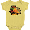 this girl likes tacos Baby Bodysuit