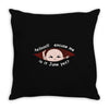 June Peeking Out Asian Baby Boy Throw Pillow