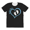 Baby Boy with Heart Any Name Customized All Over Women's T-shirt