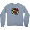 pink punk wolf Crewneck Sweatshirt